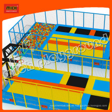 Günstige Kinder Indoor Rechteck Trampolin Bett Park Design